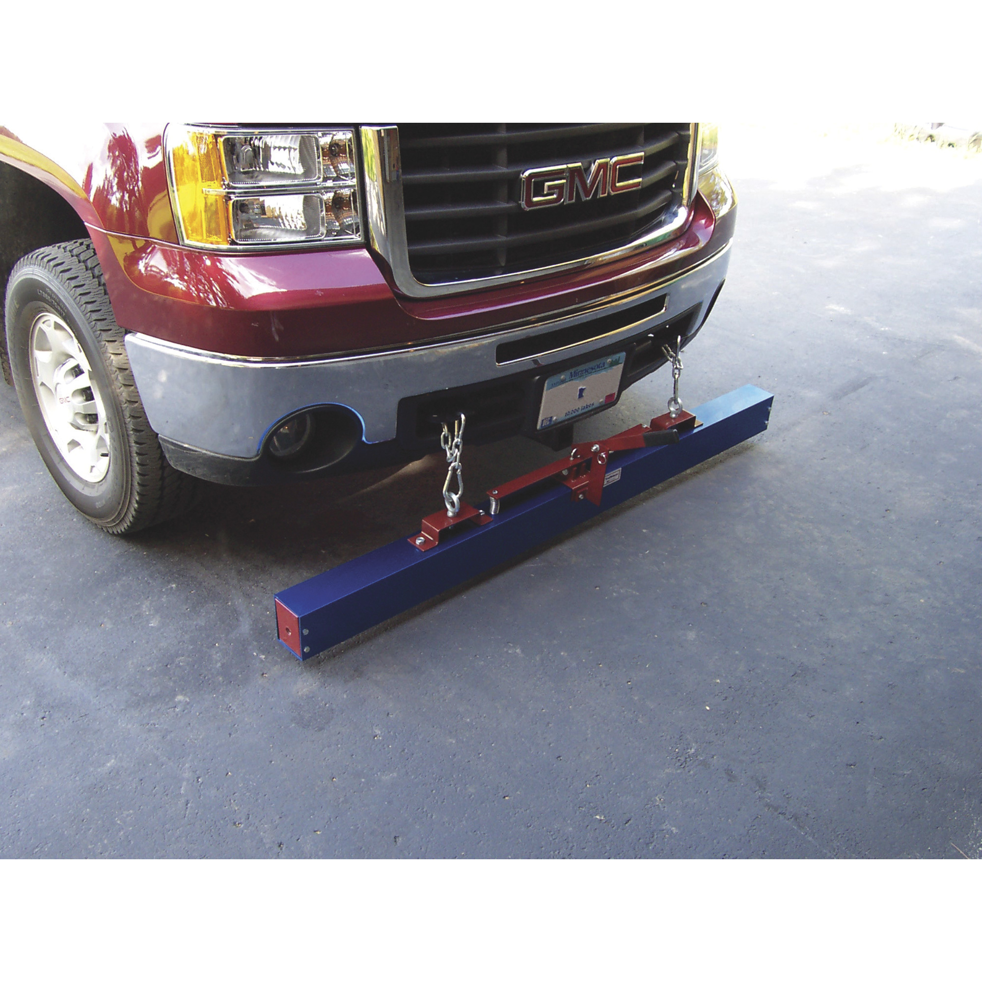 AMK Magnetics Trailblazer 4-in-1 Magnetic Sweeper with Lever-Action Release System, 72in. Width, Model# TBD72